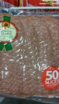 Daniele Sliced Genoa Salami 1 Lb (5 Pack)