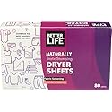 Better Life Dryer Sheets, Fabric Softener Sheets for Fresh Laundry, Lavender Grapefruit, 80 Count