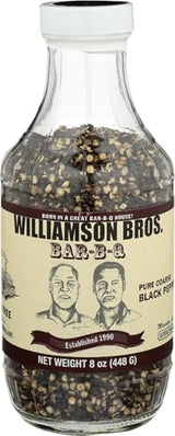 Williamson Bros., Coarse Black Pepper, 8 Oz