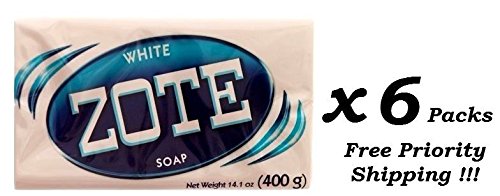 6 Pack ZOTE White Laundry Clothes Hand Delicate Wash Soap For Stains 14oz (400g) /#buvtz