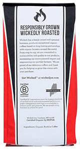 Wicked Joe Coffee French Whole Bean, 12 oz, red