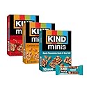 KIND Mini Snack Bars Variety Pack, Gluten Free, Low Sugar, Low Calorie Snacks, Dark Chocolate Nuts & Sea Salt, Caramel Almond & Sea Salt, Dark