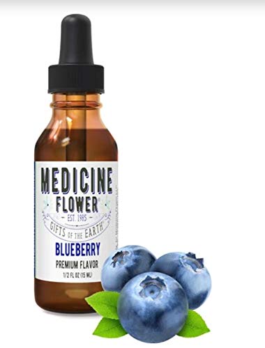 Medicine Flower Pure Flavor Extract Natural Blueberry for Culinary Use 1 Ounce