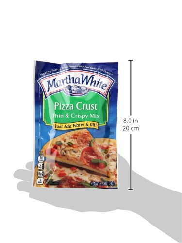 Martha White Thin And Crispy Pizza Crust Mix, 6.5 oz