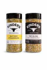 Buttery Steakhouse Rub and Seasoning (9.5 oz.), kinders, The Blend Seasoning Salt, Pepper and Garlic (10.5 oz.), kinders