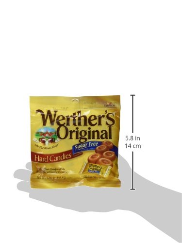 Werther's Original Sugar Free Hard Candies 1.46 Oz (3 Pack)