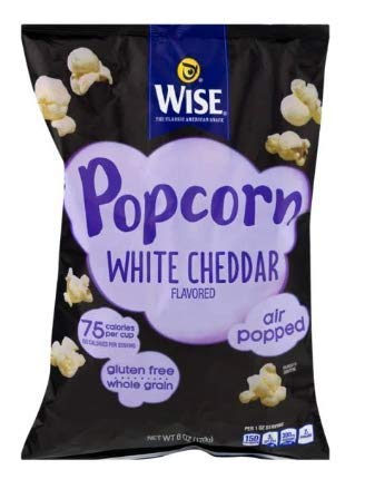 Wise Foods Air Popped White Cheddar Popcorn 6.5 oz. Bag (3 Bags)