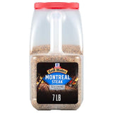 McCormick Grill Mates Montreal Steak Seasoning, 7 lb - One 7 Pound Container Montreal Steak Rub Seasoning, Ideal for Steaks, Ribs, Burgers