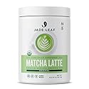 Jade Leaf Matcha Organic Matcha Latte Mix - Bulk Value Size - Lightly Sweet Japanese Matcha Green Tea Powder with Organic Cane Sugar for Café Style