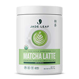 Jade Leaf Matcha Organic Matcha Latte Mix - Bulk Value Size - Lightly Sweet Japanese Matcha Green Tea Powder with Organic Cane Sugar for Café Style
