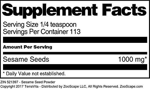 Sesame Seed Powder (4 oz, ZIN: 521397) - 3 Pack