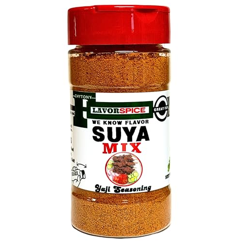 Suya Mix Naija Rub | Spicy Powder | Grilled Steak Seasoning Blend Crafted with 100% Herbs and Spices with No Artificial or preservatives, No Sugar, No