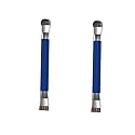 RecDec 2 Pack Kitchen Stove Cleaning Brush Small Deep Gas Stove Cleaning Scrub Double Sided Stainless Steel Wire Brushes for Stove Grate Grill Gas