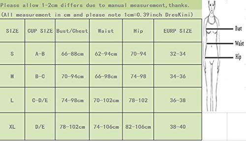 Women's Sexy Back Bikini 2021 Swimwear Swimsuit (Green, S)