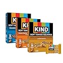 KIND Soft Baked Squares Variety Pack, Gluten Free, Healthy Snack Bars, Chocolate, Peanut Butter, Salted Caramel Almond, 5g Protein, 18 Count