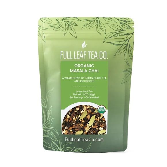 Organic Masala Chai - 2oz Bag (Approx. 30 Servings) | Full Leaf Tea Co.