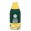 Starbucks Cold Brew Coffee Concentrate, Madagascar Vanilla Flavored Iced Coffee, 32 fl oz