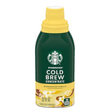 Starbucks Cold Brew Coffee Concentrate, Madagascar Vanilla Flavored Iced Coffee, 32 fl oz
