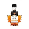 100% Pure Organic Maple Syrup - Premium Grade A - Quebec's Finest in Elegant Maple Leaf Bottle from Biodélices (1.69 Fl Oz (Pack of 1), Maple (CA
