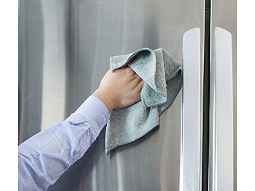 Sophisti-clean Microfiber Cleaning Cloths, Attract Dust Like a Magnet, Use Wet or Dry, Ultra Soft and Absorbent, Non-Abrasive, Streak Free, Reusable