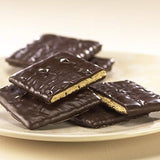 Asher's Chocolates, Chocolate Covered Grahams, Gourmet Sweet and Salty Candy, Individually Wrapped Snack, Family Owned Since 1892 (Dark Chocolate, 18