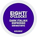 Eight O'Clock Coffee Dark Italian Espresso Roast Keurig Single-Serve K-Cup Pods, Dark Roast Coffee, 24 Count (Pack of 1)