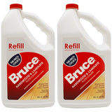 Bruce Hardwood and Laminate Floor Cleaner for All No-Wax Urethane Finished Floors Refill 64oz (Pack of 2)