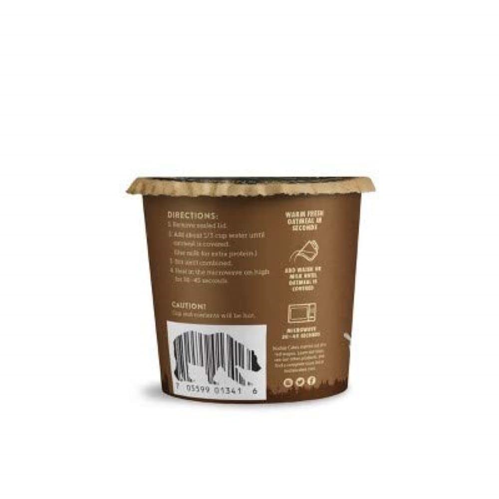Kodiak Cakes Chocolate Chip Oatmeal in a Cup, 2.12 oz (60 g) (Pack of 5)