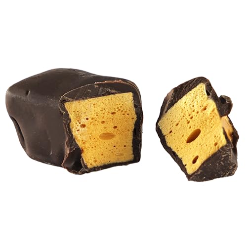 Dark Chocolate Sponge Candy Bulk Bags Arway Confections Resealable Bag (1 lb Bag)