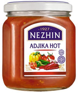 2 Pack Nezhin Adjika Hot GMO Free Glass Jar 15.9 OZ / 450 gr Product from Ukraine