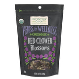 Frontier Co-op Organic Whole Red Clover Blossoms, 0.71oz - Fragrant, Natural and Versatile for Garnishes and Red Clover Tea - Kosher, Non-Irradiated