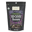 Frontier Co-op Organic Whole Red Clover Blossoms, 0.71oz - Fragrant, Natural and Versatile for Garnishes and Red Clover Tea - Kosher, Non-Irradiated