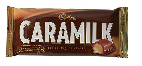 Lot of 24 Caramilk Bars 50 Grams Each From Canada by Cadbury