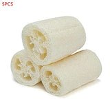 5PCS/10PCS Shower Sponge Scrubber Natural Loofah Luffa Scrubber Kitchen Clean Dish Rag (5PCS)