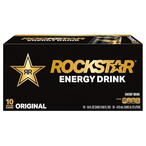 Rockstar Energy Drink, 16 fl oz, 10 pack