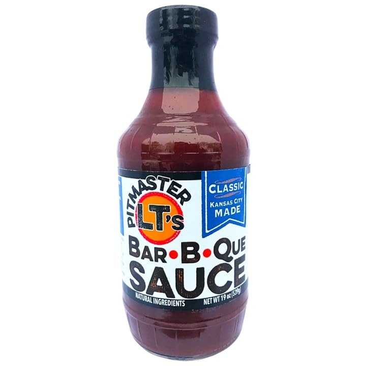 Pitmaster LT's Classic Kansas City Made BBQ Sauce | All-Natural, Smoky Sweet Craft Blend (19 oz)