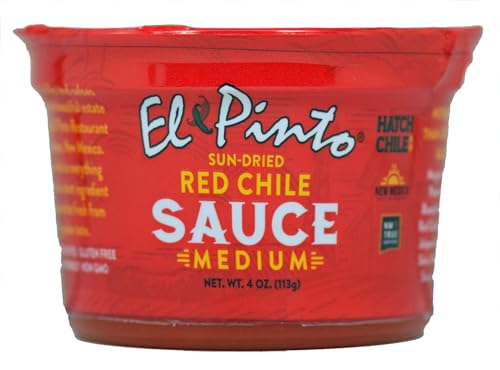 El Pinto Medium Hatch Red Chile Sauce (4 Ounce, 6 Pack)