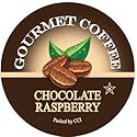 Chocolate Raspberry Flavored Coffee Pods - 100 Count Single Serve Cups Compatible with Keurig Brewers - Rich, Fruity Gourmet Roast