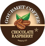 Chocolate Raspberry Flavored Coffee Pods - 100 Count Single Serve Cups Compatible with Keurig Brewers - Rich, Fruity Gourmet Roast