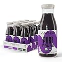 Pomona Organic Juices Pure Prune Juice, 8.4 Ounce Bottle (Pack of 12), Cold Pressed Organic Juice, Non-GMO, No Sugar Added, Not from Concentrate