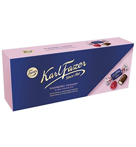 Fazer Karl Fazer Raspberry yoghurt Chocolate 12 Boxes of 270g