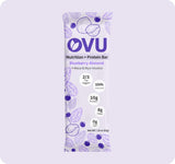 OVU Bar - Fertility, Pregnancy & Postpartum Nutrition Support for Women, Myo-Inositol, Folic Acid, Maca, High Protein, High Fiber, Blueberry Almond, 9