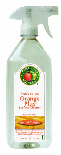 Earth Friendly Products Orange Plus Ready-to-Use Surface Cleaner, 32-Ounce Bottle (Pack of 6)