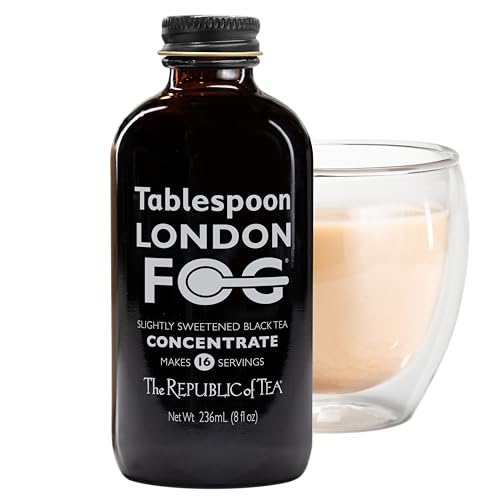 The Republic of Tea - Tablespoon London Fog, Black Tea Concentrate, 8 fl oz -16 Servings