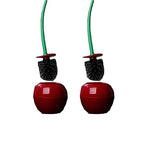 Cherry Toilet Brush, 2 Pack Cute Toilet Brush with Standing Bowl Long Handle Cherry Brush Toilet Home Bathroom Tools and Organizer Base