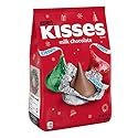 HERSHEY'S KISSES Milk Chocolate, Christmas Candy Bag, 34.1 oz