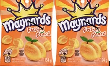 Maynards Fuzzy Peach Flavoured Sour Gummies, Fuzzy Peach 154 g (2)