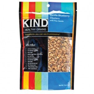 KIND GRAINS VANILLA BLUEBERRY CLUSTERS 11 OUNCES 6 COUNT