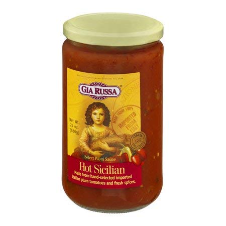 Gia Russa Sauce Pasta Hot Sicilian, 24 oz (Pack Of 5)