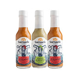 Barnacle Foods Bullwhip Kelp Hot Sauce Variety Pack | Kelp & Serrano or Piri-Piri Peppers | Made in Alaska | Delicious Savory Umami Flavor & Heat |